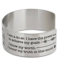 I can and I will Metal Stamped Bracelet