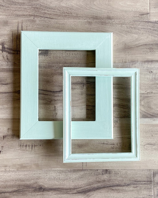 Art Vintage Painted Frames Set of 2