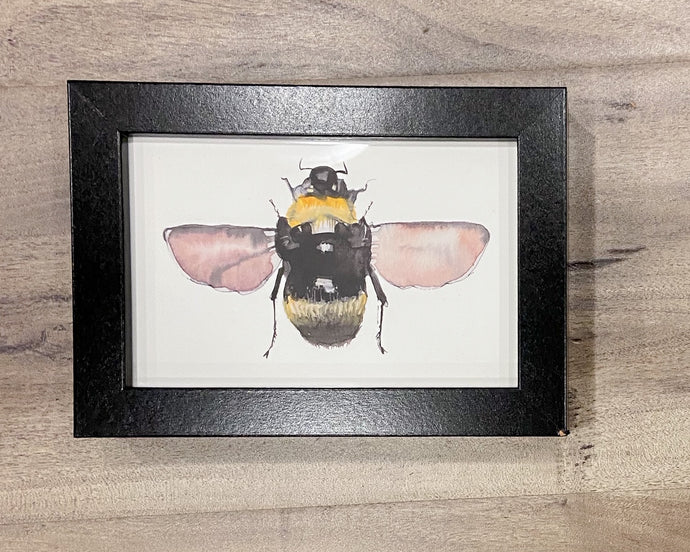 Art Honey Bee Watercolor print